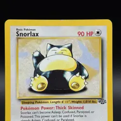 Snorlax 27/64 - Pokemon Jungle Unlimited Rare Card WOTC LP - Image 2