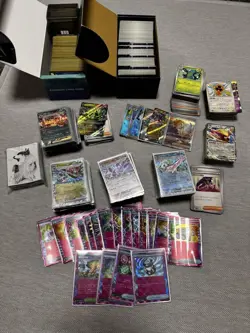 Pokemon Trading Card Game Bulk Lot 1800 Cards with Sleeves and Accessories - Image 1