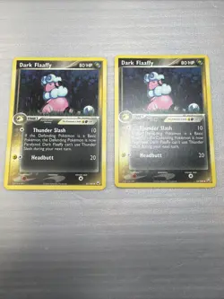 DARK FLAAFFY 33/109 - Ex Team Rocket Returns 2004 Pokemon Card 2x 2 Copies - Image 1