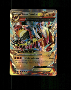 Custom Holo PRIMAL GROUDON Card PRIMAL GROUDON EX Card READ DESCRIPTION BELOW z1 - Image 1