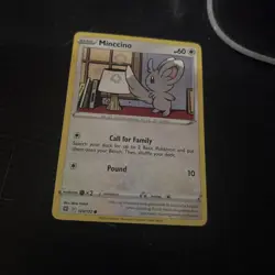 Minccino 124/172 Non Holo Common Brilliant Stars Pokemon TCG Card Near Mint NM - Image 1