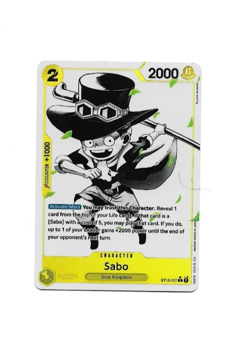 One Piece Card Game Sabo ST13-007 C Promo Ultra Deck Foil Card NM - Image 1