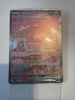 Mew EX SVP 053 Scarlet Violet 151 Black Star Promo Card Sealed Pokemon TCG NM - Image 1