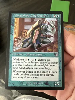 MTG Card Ninja of the Deep Hours Time Spiral Remastered Regular 313 - Image 3