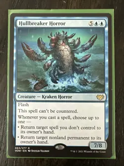 MTG Magic The Gathering Card Hullbreaker Horror Innistrad: Crimson Vow Regular - Image 1