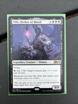 MTG Magic The Gathering Card Vilis, Broker of Blood Core Set 2020 Regular - Image 1