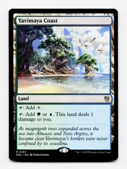 Yavimaya Coast [Commander: Aetherdrift] MTG Magic NM/M 🌳💧 - Image 1