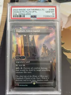 Osgiliath, Fallen Capital MTG LotR Serialized 001/100 Lord Of The Rings - Image 1