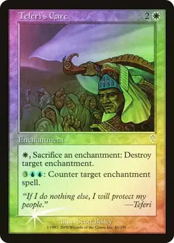 Invasion MTG FOIL Teferi's Care Magic - Image 1