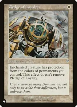 Pledge of Loyalty - Light Play MTG The List - Image 1