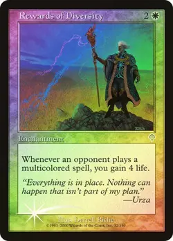 Invasion MTG FOIL Rewards of Diversity Magic - Image 1
