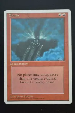 Magic The Gathering MTG SMOKE Fourth Edition MP Moderately Played - Image 1