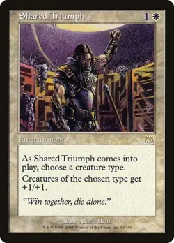 Magic The Gathering MTG SHARED TRIUMPH Onslaught NM Near Mint - Image 1