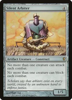 Magic The Gathering MTG SILENT ARBITER Conspiracy NM Near Mint - Image 1