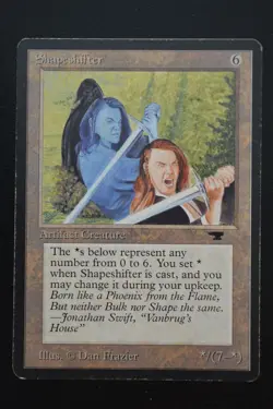 Magic The Gathering MTG SHAPESHIFTER Antiquities MP Moderately Played - Image 1