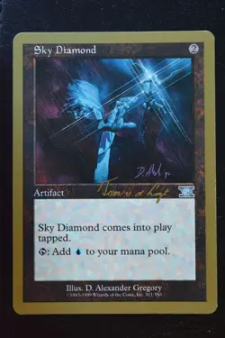 Magic The Gathering MTG SKY DIAMOND WCD 2000: Tom Van de Logt LP Lightly Played - Image 1