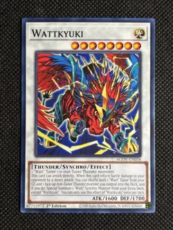 3x YuGiOh! - Wattkyuki AGOV-EN038 Common 1st Edition Near Mint - Image 2
