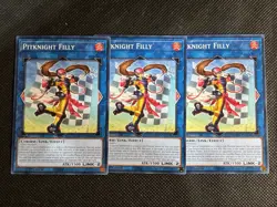 3x YuGiOh! - Pitknight Filly AGOV-EN084 Common 1st Edition Near Mint - Image 1