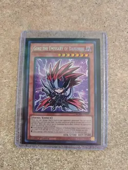 *** GORZ THE EMISSARY OF DARKNESS *** SECRET RARE (CHIBI) BLMM-EN005 YUGIOH! - Image 1