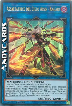 ASSALTATRICE DEL CIELO ASSO - KAGARI • Ultra R SP • DUOV IT060 • 1Ed • Yugioh! - Image 1