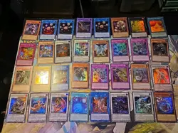 YUGIOH TCG | 32 Card Mixed Modern Yugioh HOLO Lot LP-NM - Image 1