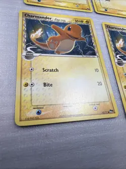 POP Series 5 Charmander 10/17 Non Holo Promo Common Pokemon Card 2007 4x Nm - Image 2