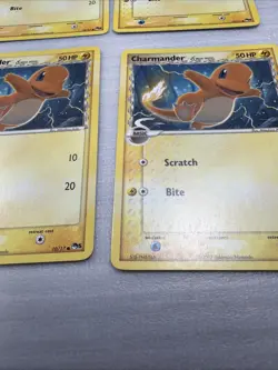 POP Series 5 Charmander 10/17 Non Holo Promo Common Pokemon Card 2007 4x Nm - Image 3