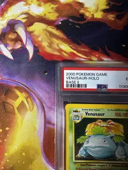 Venusaur Holo 18/130 - PSA 6 - 1999-2000 WOTC - Pokemon TCG Card - Excellent/NM - Image 5