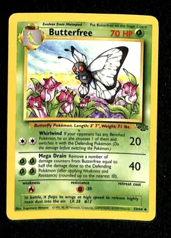 Butterfree Jungle EX, 33/64 Pokemon Card - Image 1