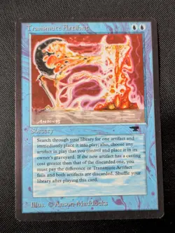 1994 TRANSMUTE ARTIFACT Antiquities CARD mtg Magic The Gathering NM - Image 1