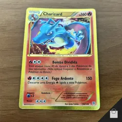 Charizard 136/135 Plasma Storm Secret Rare Holo Card Pokemon TCG Brazilian LP #1 - Image 1