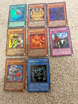 Vintage German Yugioh Ultra Rare Bundle W/1st Editions 8 Cards - Image 1