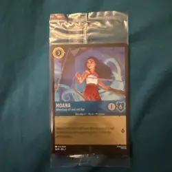 Disney Lorcana TCG Moana Promo CINEMARK Moana 2 MOVIE Sealed Single Card - Image 1