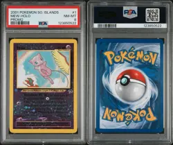 2001 Pokemon Southern Islands Promo Mew-Holo PSA 8 Card - Image 2