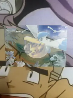 2018 Pokemon Center Yokohama Pikachu,Eevee, Pelipper Clear Card LP - Image 2
