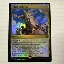Plaza of Heroes Dominaria United Foil - Image 1