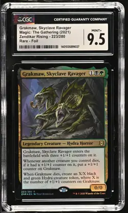 GRAKMAW, SKYCLAVE RAVAGER Zendikar Rising Foil CGC 9.5 MTG EDH [Nostalgium] - Image 1