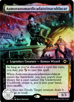 MTG Asmoranomardicadaistinaculdacar (Extended Art) | NM Foil | MH2 - Image 1