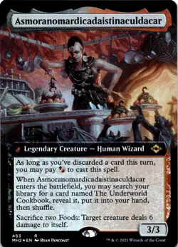 MTG Asmoranomardicadaistinaculdacar (Extended Art) | NM Foil | MH2 - Image 2