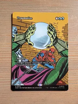 Traumatize - 15 - MTG: Marvel’s Spider-Man: Eternal - Borderless - Regular - Image 1