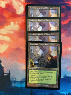 MTG Modern Horizons 2 Yavimaya Cradle of Growth Retro Frame x 4 - Image 1