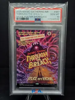 2025 Magic The Gathering Through The Breach Movie Poster Showcase PSA 10 - Image 1