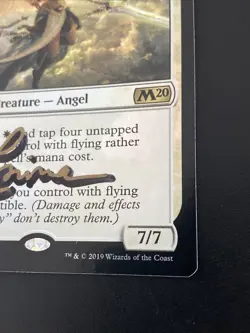 FOIL Sephara, Sky’s Blade MTG Core Set 2020 #036/280 Rare NM English SIGNED - Image 4