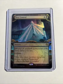 Pest Control Showcase Outlaws of Thunder Junction The Big Score Foil + Bonus R - Image 1