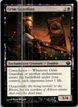 Grim Guardian Magic The Gathering Journey Into Nyz Light Play - Image 1