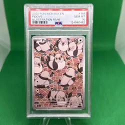 2024 POKEMON BLACK BOLT EN PIDOVE ILLUSTRATION RARE #148 PSA 10 GEM MINT - Image 1