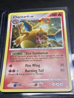 Pokemon Arceus CHARIZARD Holo Rare #1/99 - NM - Image 1