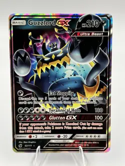 Pokemon Guzzlord GX 63/111 Ultra Beast Holo Rare - Crimson Invasion 2017 - NM - Image 1
