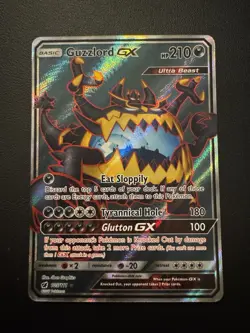 POKEMON TCG GUZZLORD GX 105/111 S&M CRIMSON INVASION FULL ART ULTRA RARE!! - Image 1