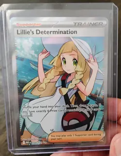 Lillie's Determination SR 169/132 Mega Evolution Pokemon TCG Near Mint NM - Image 3